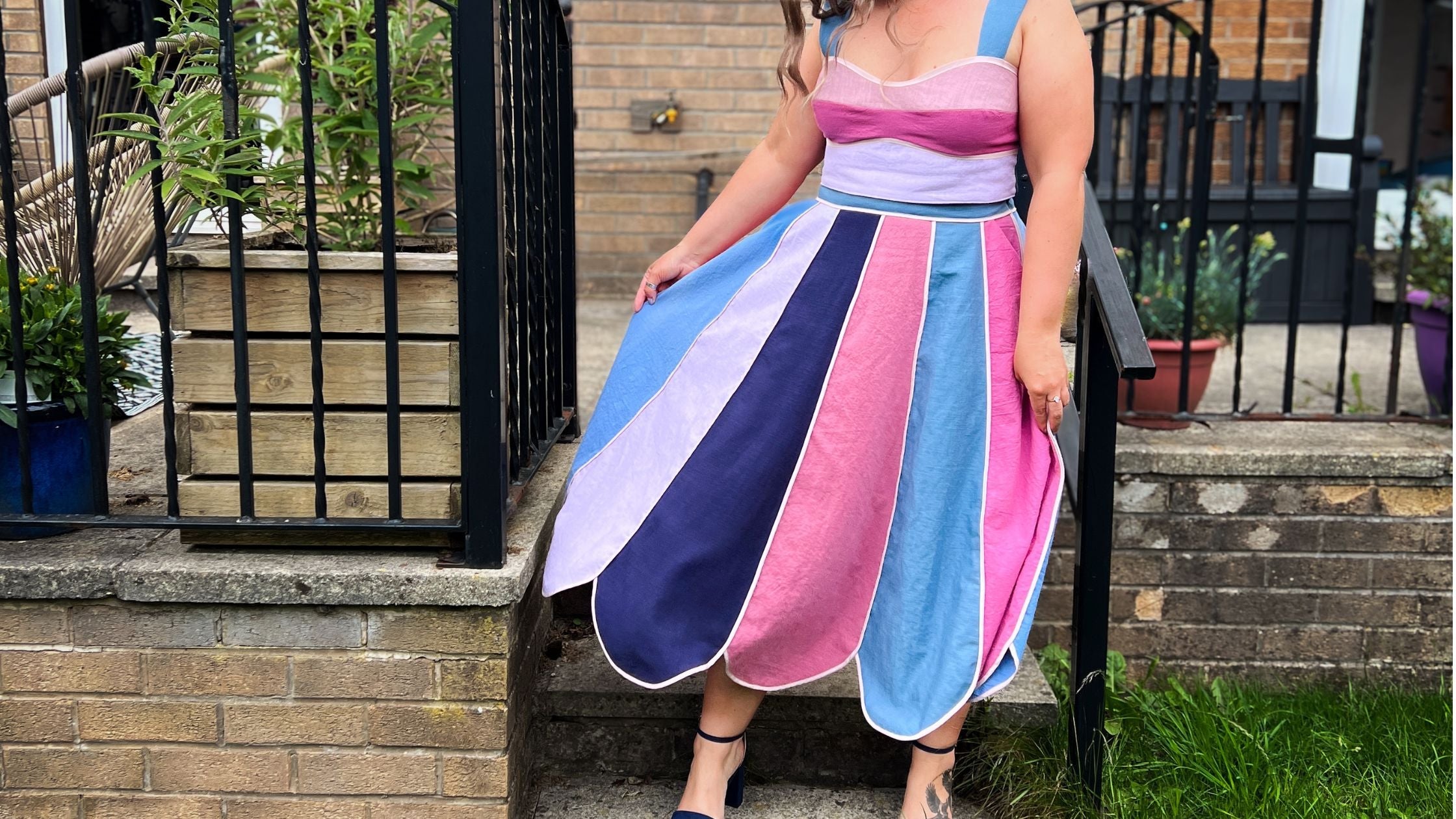 Sewing hack: make a scalloped hem Sylvie skirt