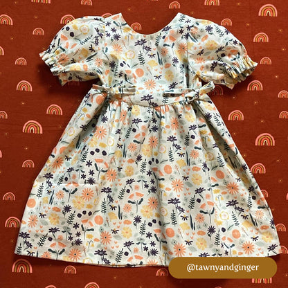 THE MINI WILLOW GIRLS SEWING PATTERN (PRINTED)