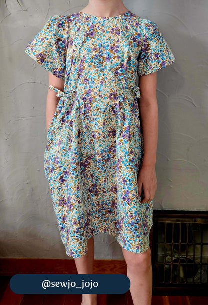 THE MINI WILLOW GIRLS SEWING PATTERN (PRINTED)